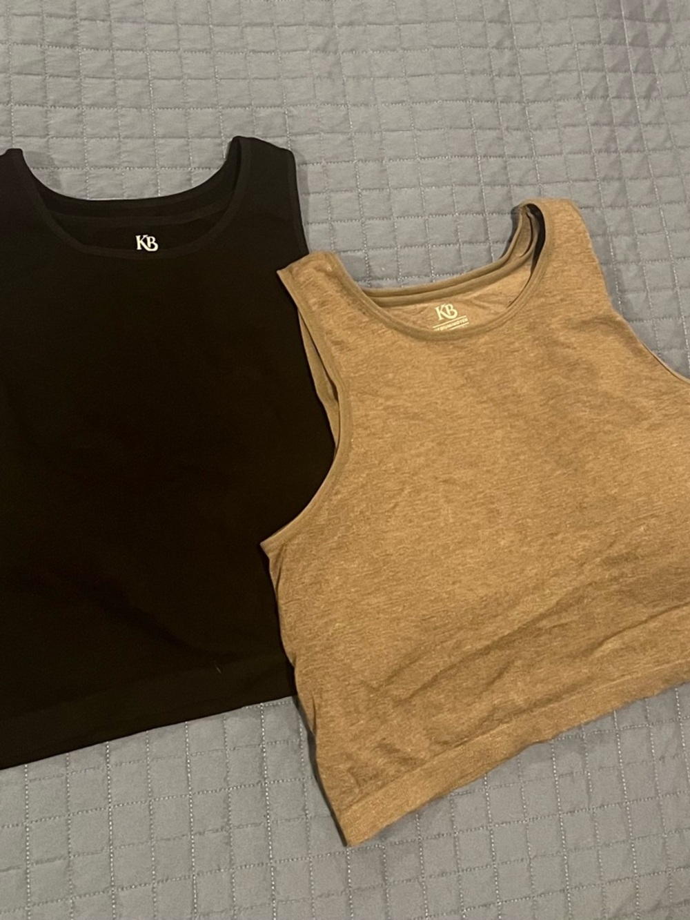 **Set of 2** Kindred Bravely Black High-Neck Crop Bralette